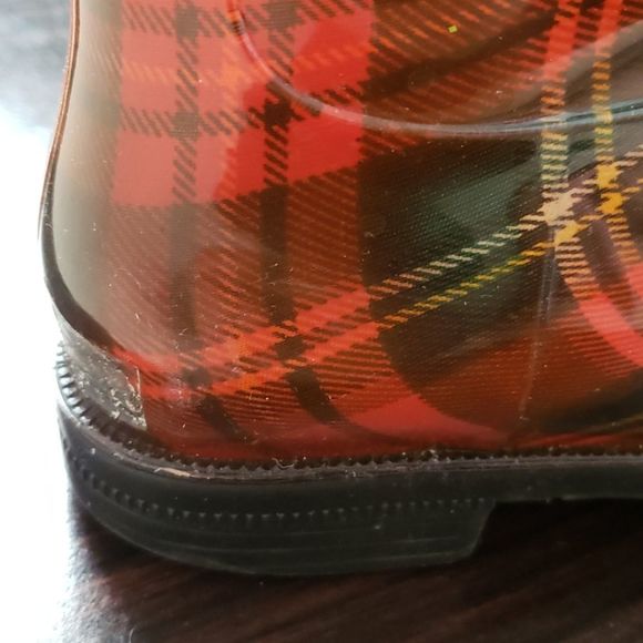 LAUREN by RALPH LAUREN plaid rain boots - Picture 2 of 14